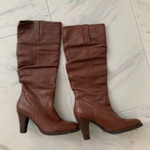 Via Spiga Brown Leather Boots